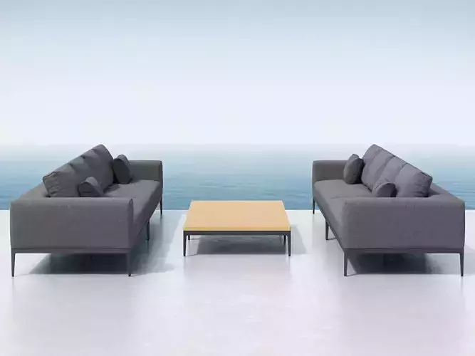 O S T S sofa set 3D model