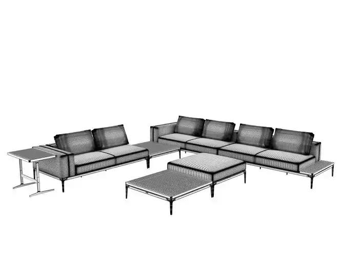 O C S C C outdoor sectional sofa set