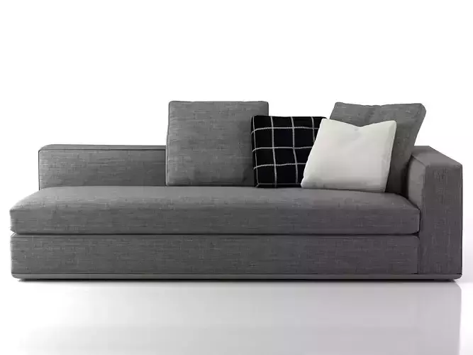 P S S sectional sofa 3D model