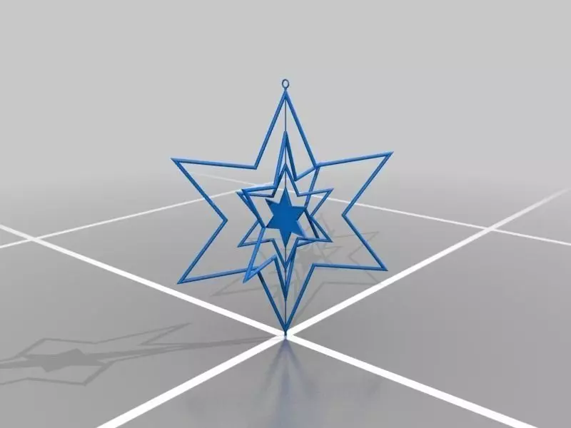 3d Mobile star Free 3D print model