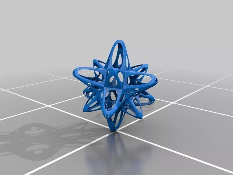 2 boxes tetrahedron Free 3D print model