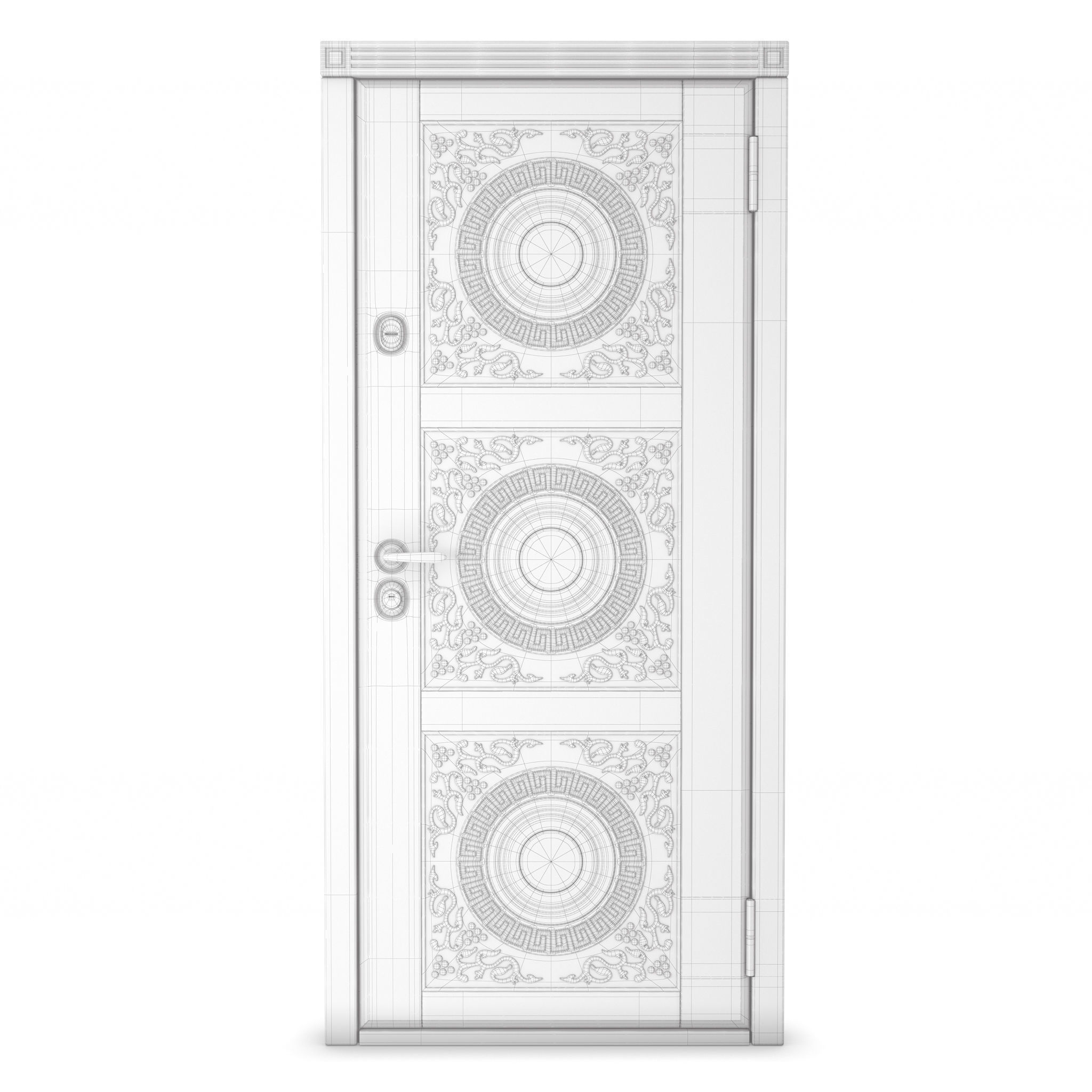 The front door Milano 3D model_10