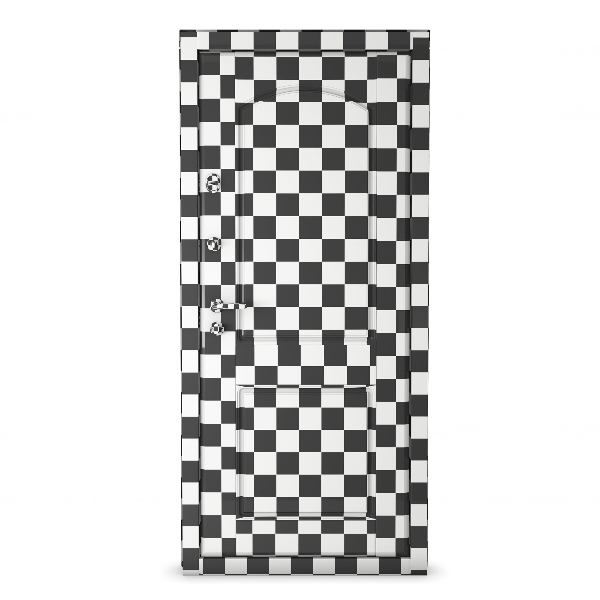 The front door Milano 3D model_9