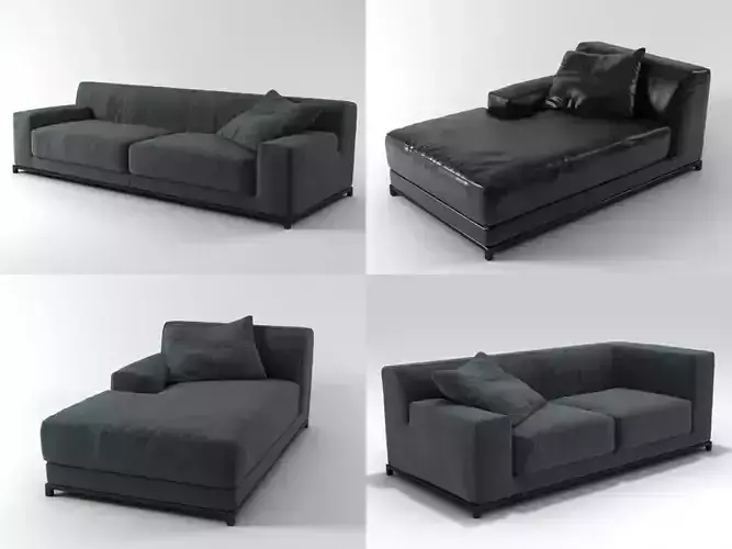 F four different sofas