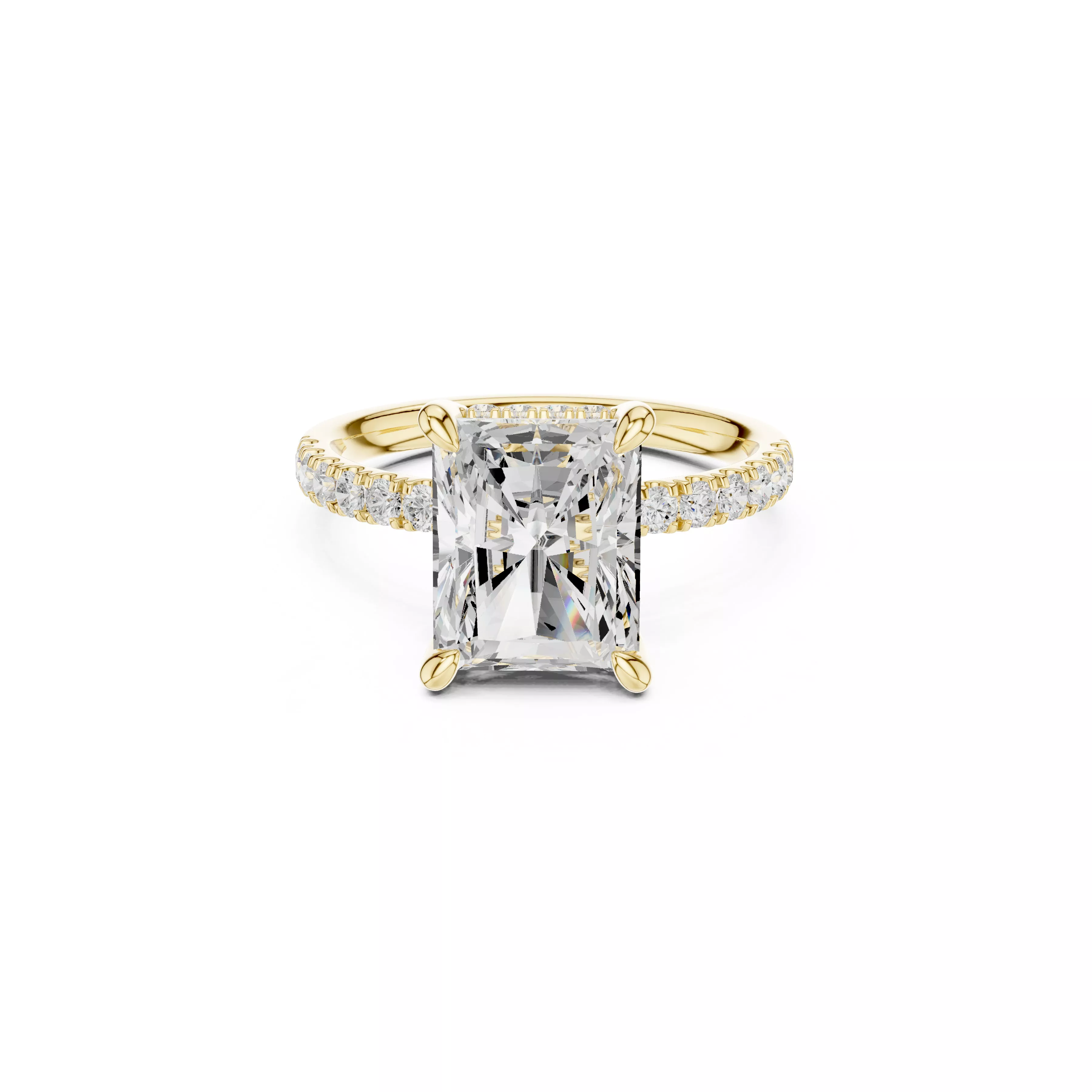 Buy Diamond Ring CAD Engagement Wedding Jewelry STL 3DM R5710 3D print model