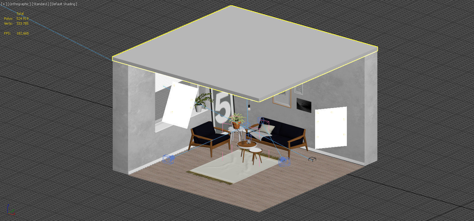 Scandinavian scene 2 3D model_5