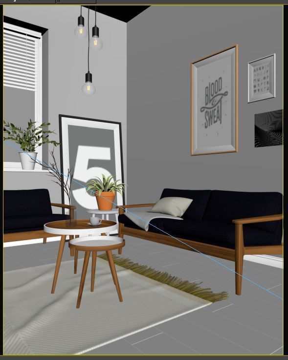 Scandinavian scene 2 3D model_3