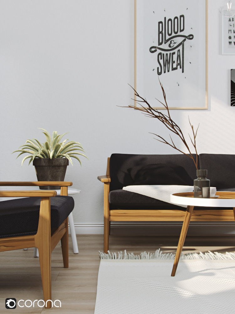 Scandinavian scene 2 3D model_1