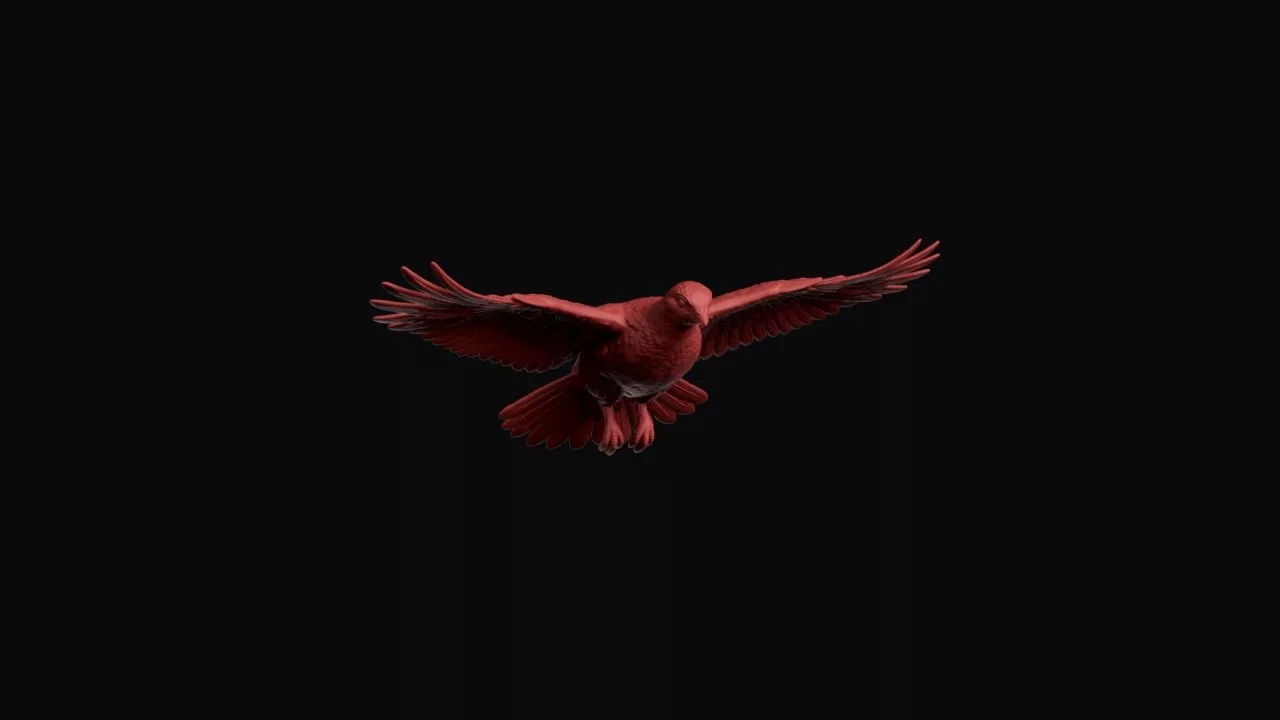 Flying Willow Ptarmigan 3D print model