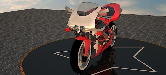 3D Heavy Bike DUC916