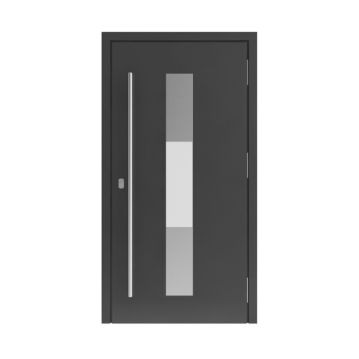Metal Front Door 3D model_2