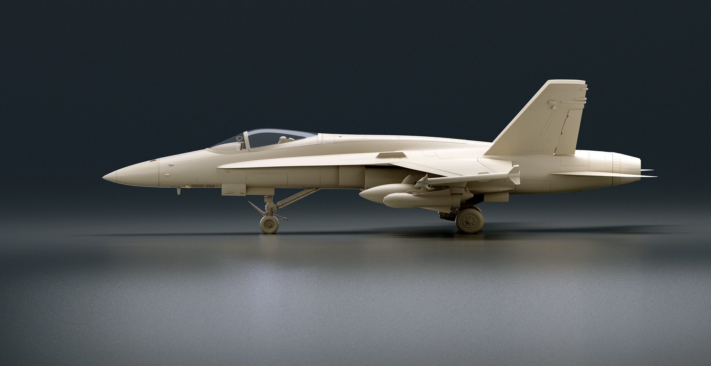 McDonnell Douglas FA-18 Hornet  3D model_5