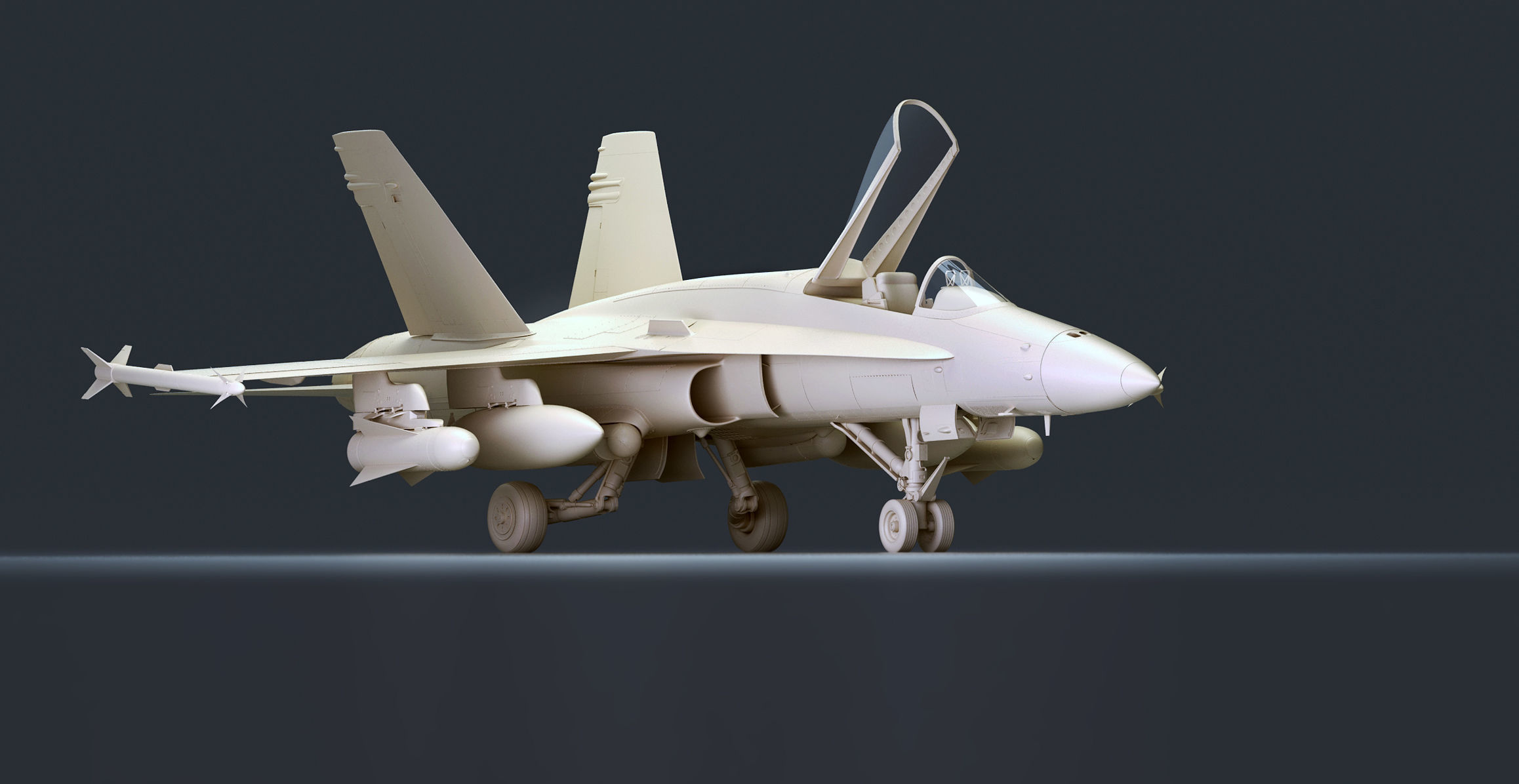 McDonnell Douglas FA-18 Hornet  3D model_3