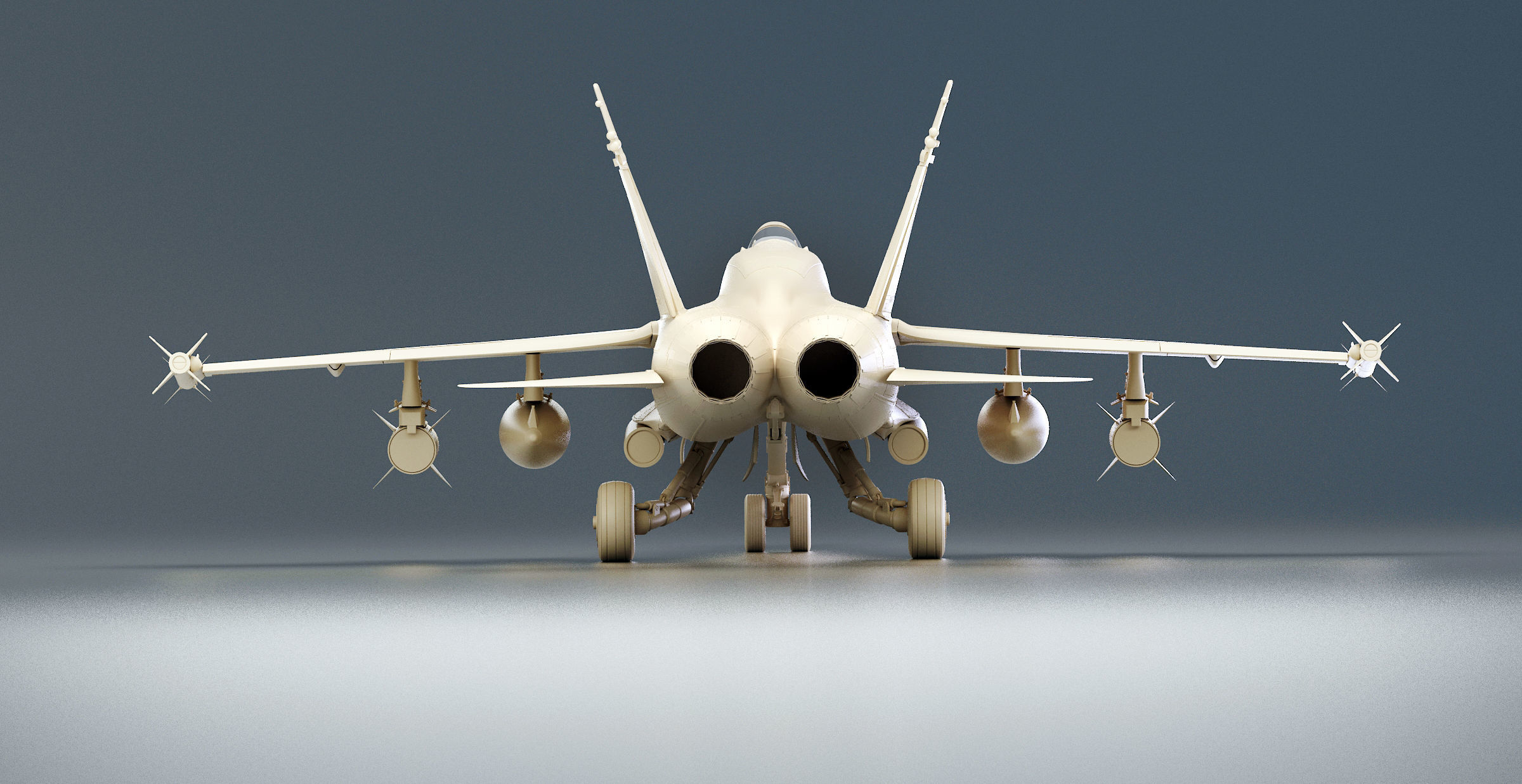 McDonnell Douglas FA-18 Hornet  3D model_8