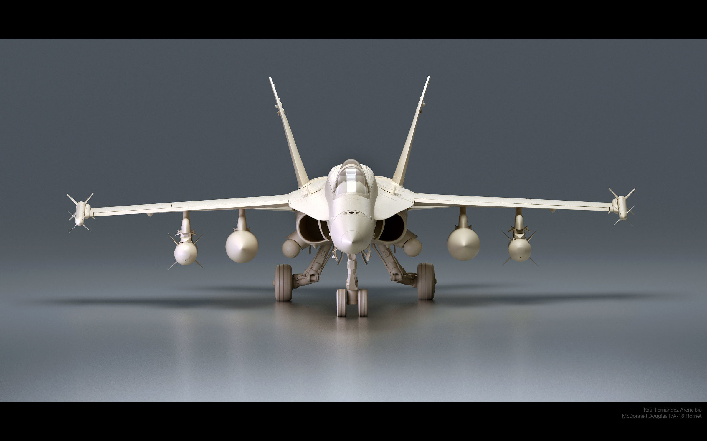 McDonnell Douglas FA-18 Hornet  3D model_1