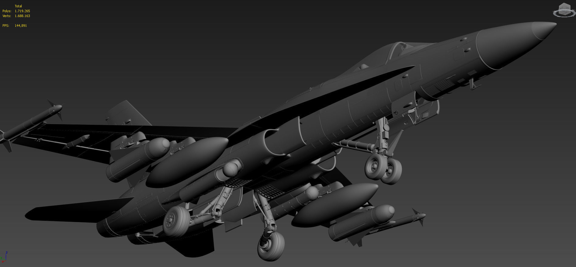 McDonnell Douglas FA-18 Hornet  3D model_10