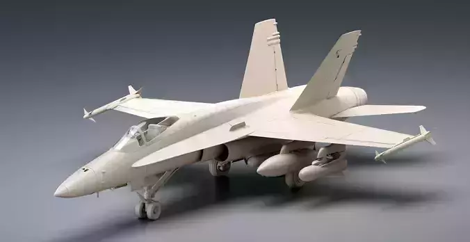McDonnell Douglas FA-18 Hornet  3D model