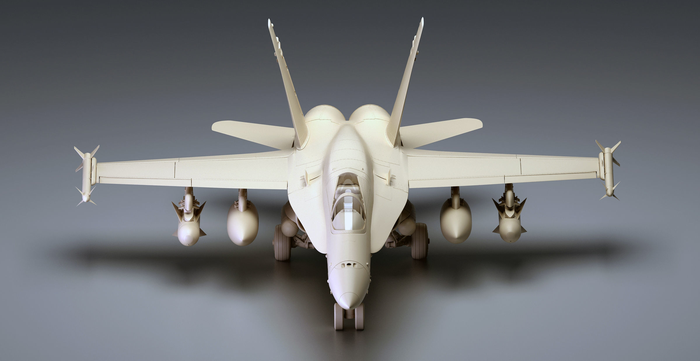 McDonnell Douglas FA-18 Hornet  3D model_2