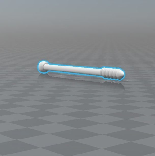 Orthopedic Screw Set 60mm-80mm Tip-Threaded 6-5mm Diameter 3D print model