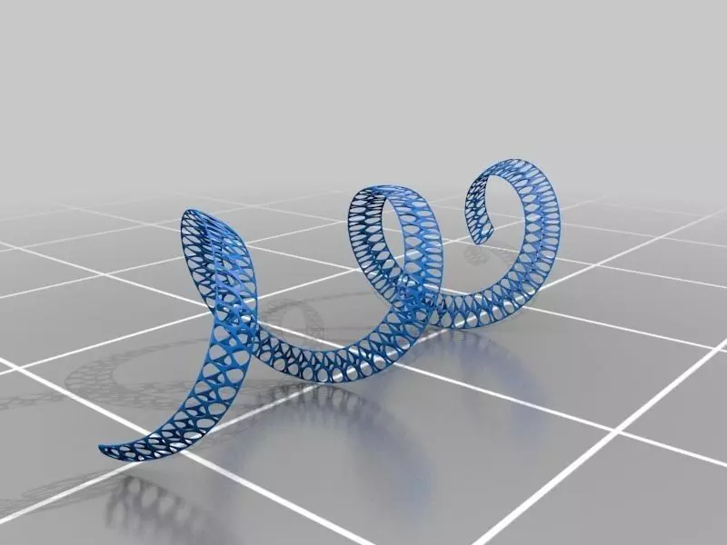 Spiral bracelet Free 3D print model_0