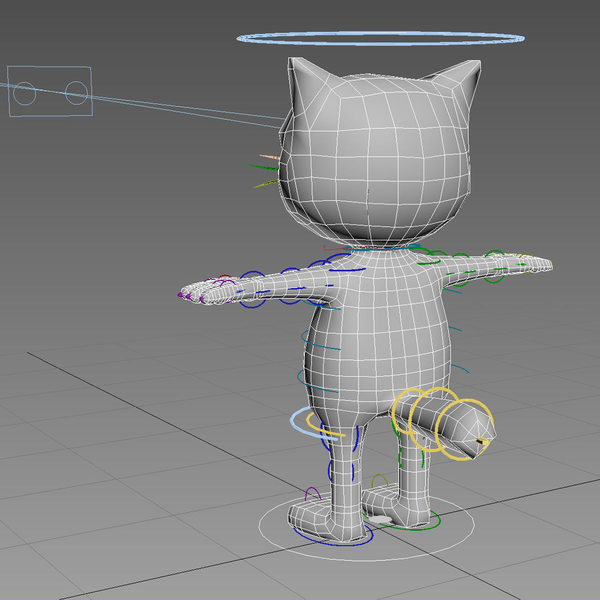 Cartoon Cat 3D model_7