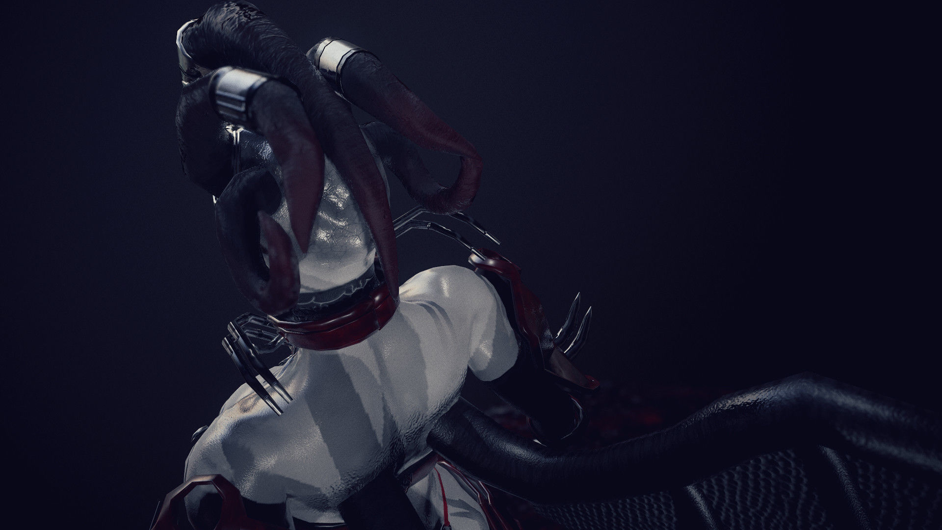 Demoness Succubus  Low-poly 3D model_6