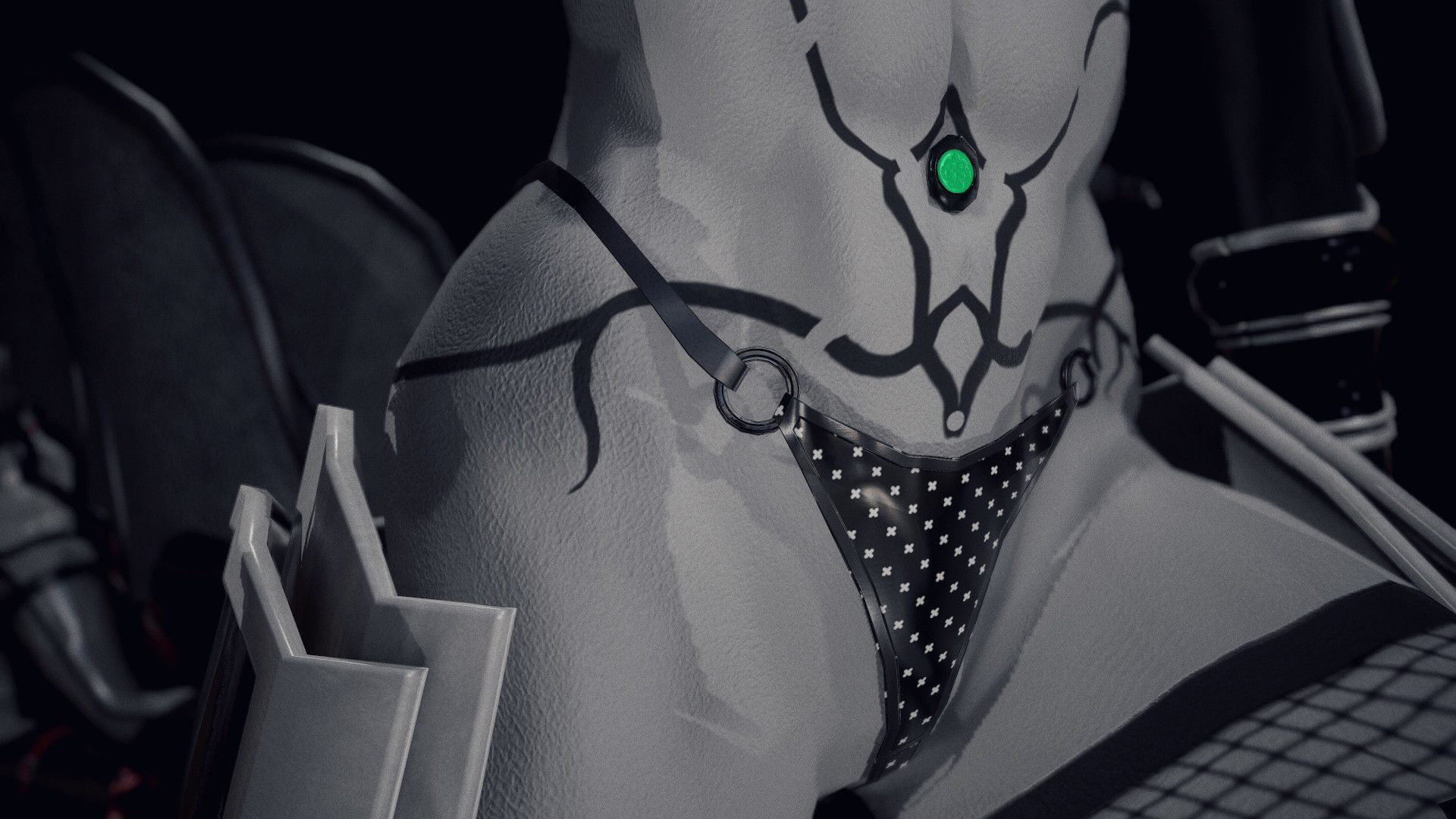 Demoness Succubus  Low-poly 3D model_5