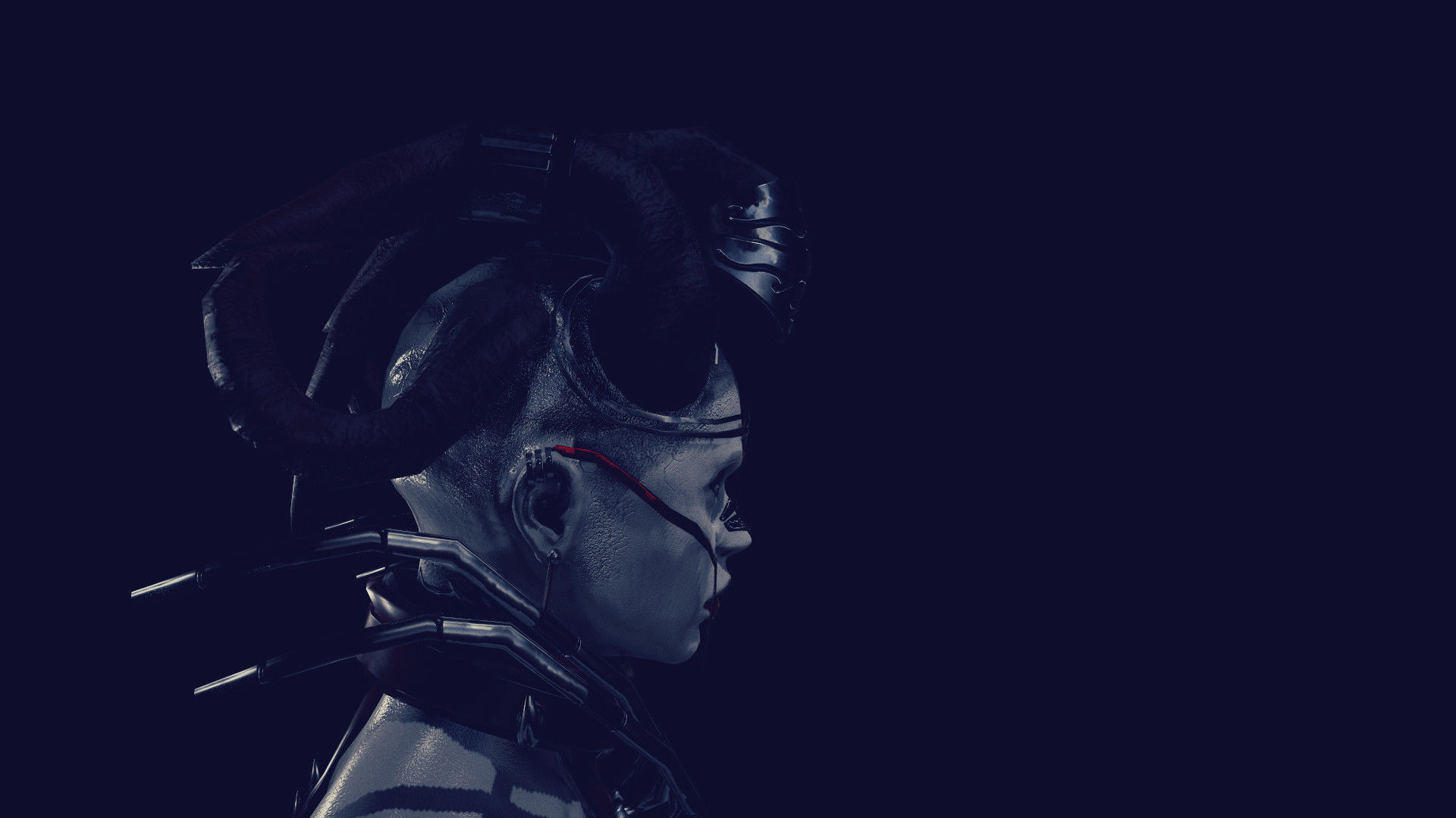 Demoness Succubus  Low-poly 3D model_3
