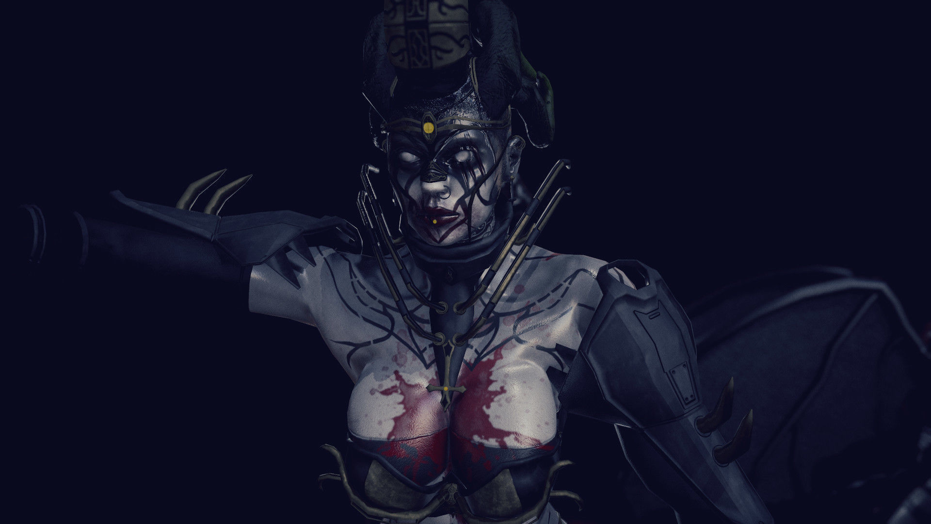Demoness Succubus  Low-poly 3D model_7