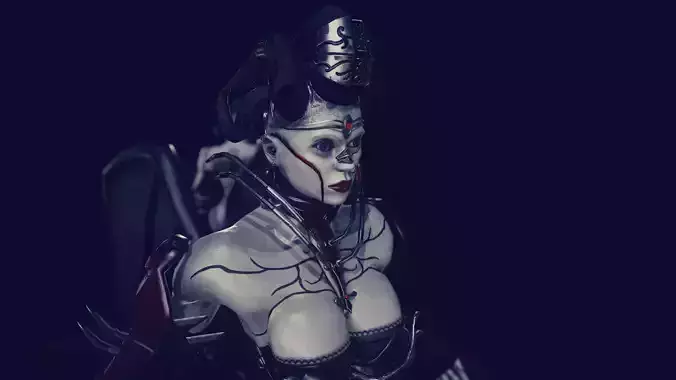 Demoness Succubus  Low-poly 3D model