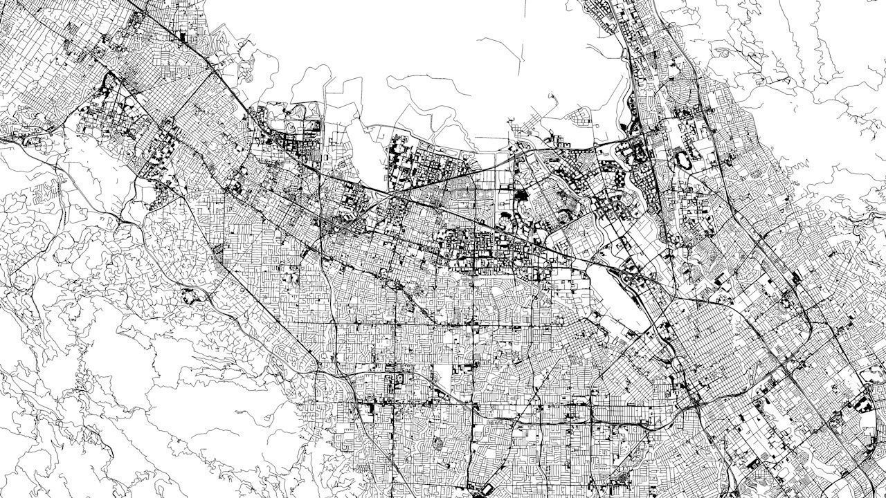 San Francisco Area Road Network and Streets 3D model_14