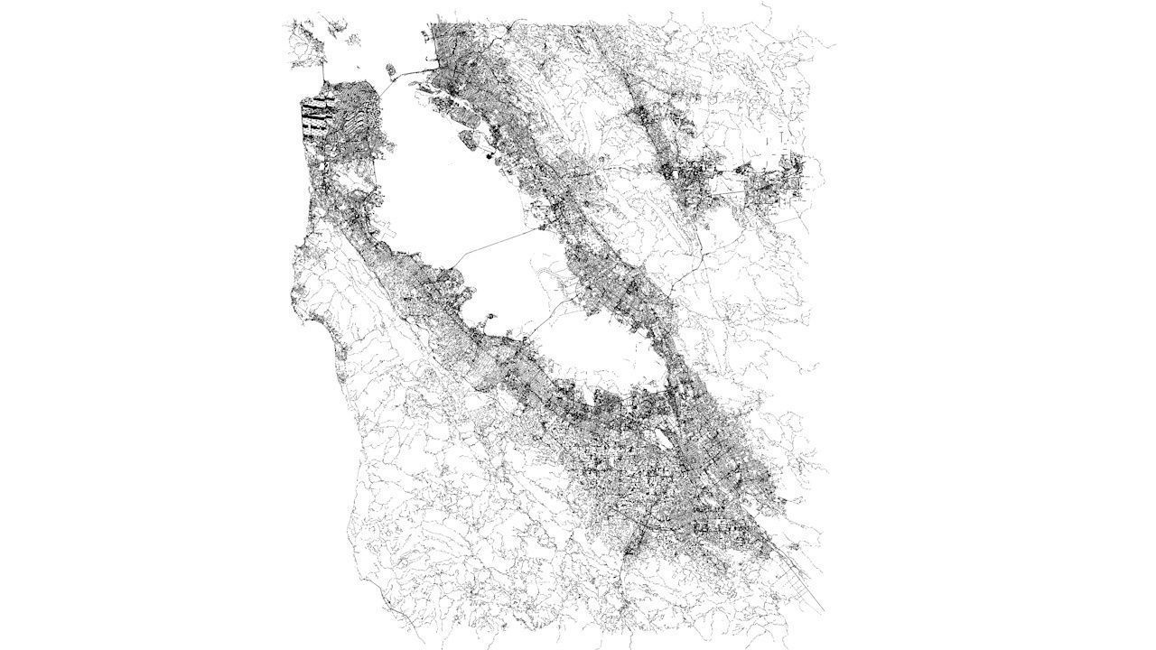 San Francisco Area Road Network and Streets 3D model_11