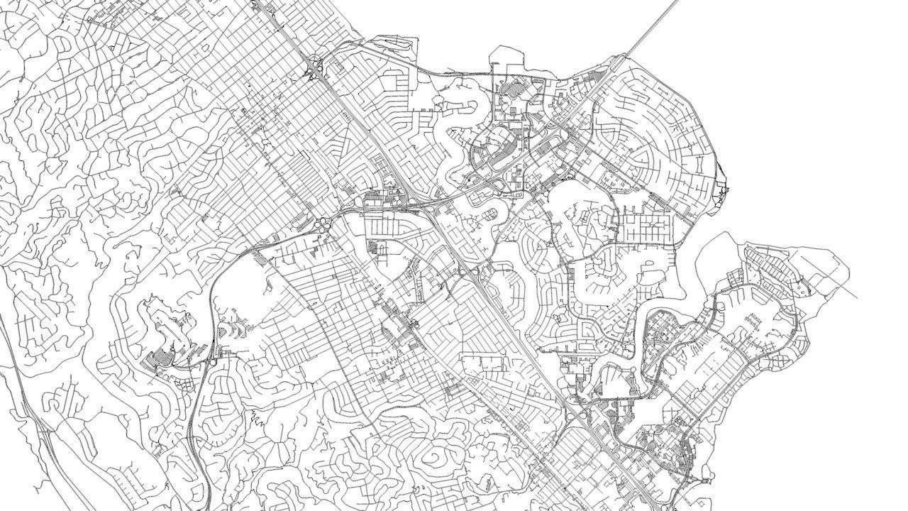 San Francisco Area Road Network and Streets 3D model_12