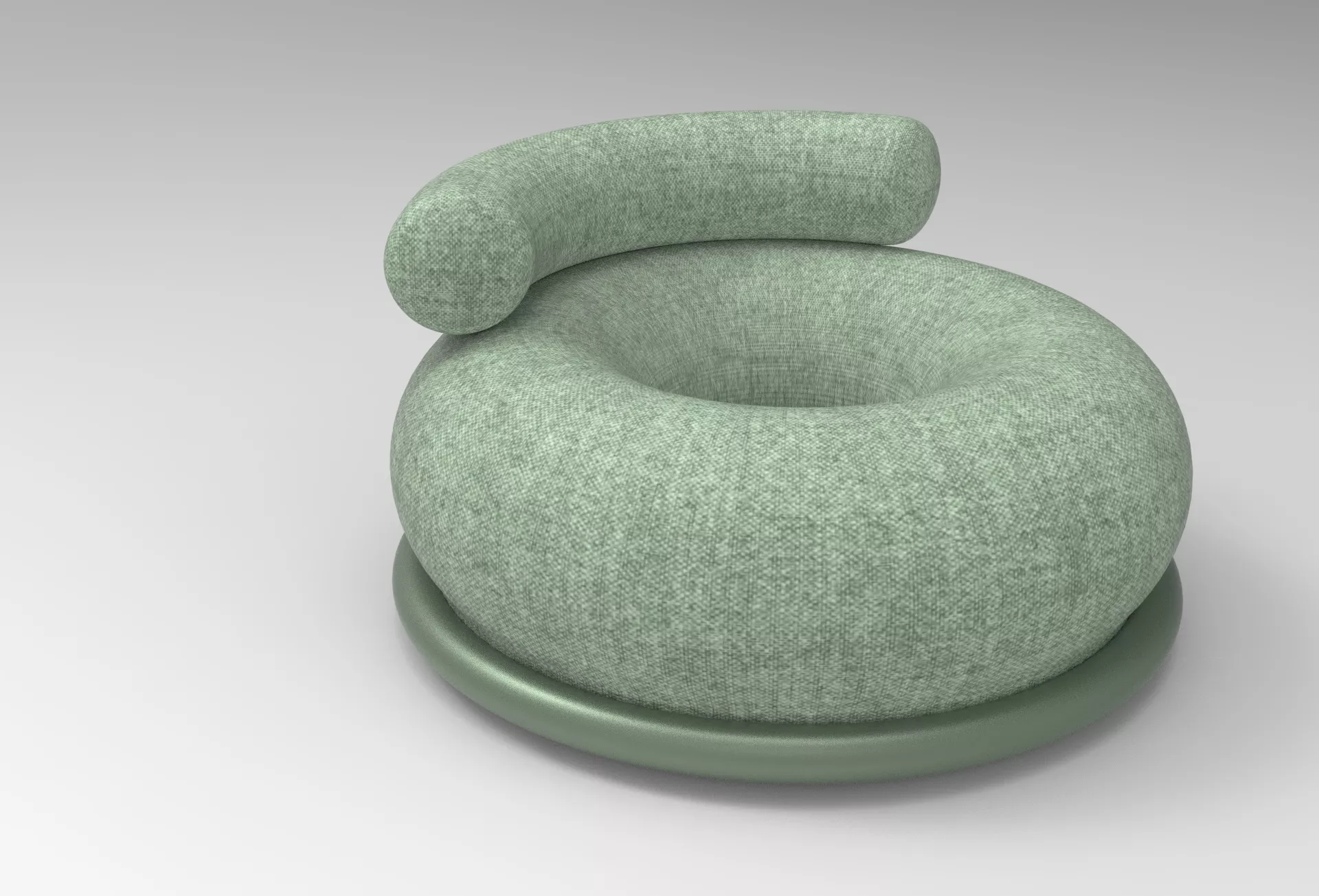 Rus Sofa Low-poly 3D model