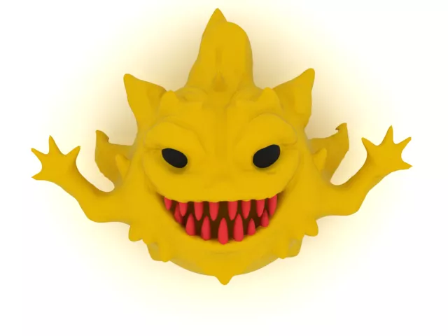 Fierce Fantasy Monster 3D Model 3D print model