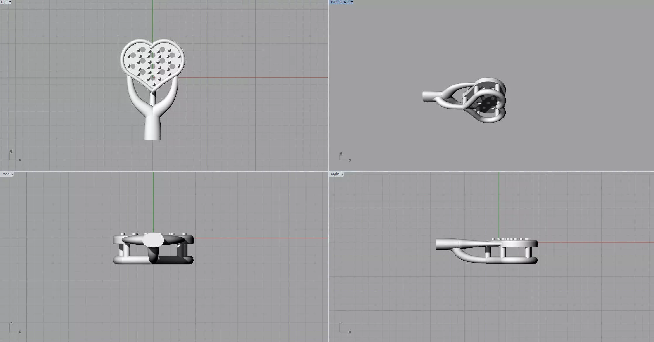 270717 flower ring with different parts 3D print model_0