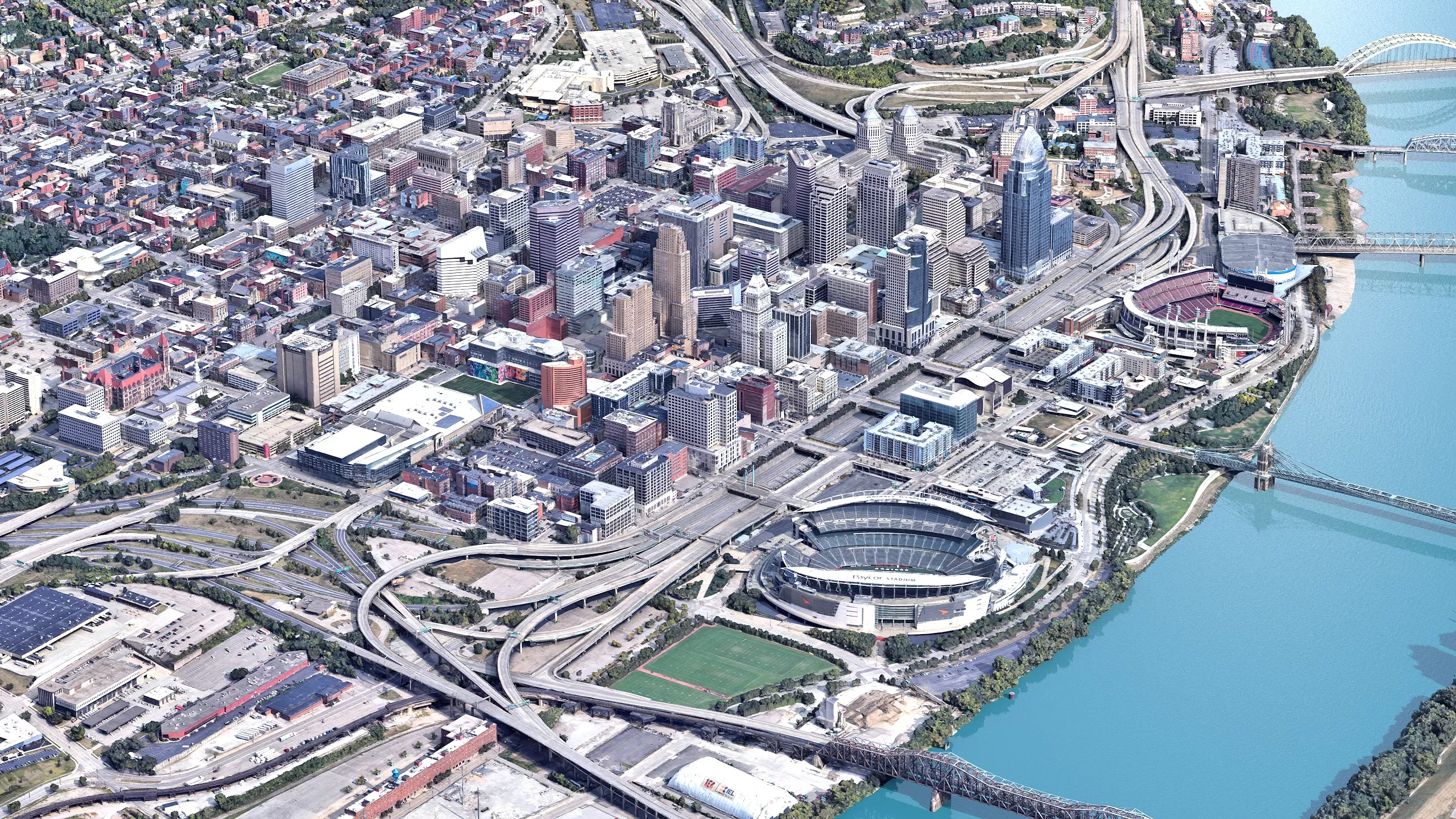 Cincinnati 3D Scan City USA 3D model
