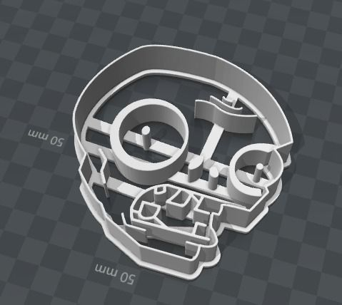 Zombie from Plants vs Zombies Cookie Cutter  3D print model