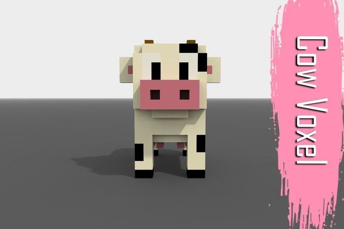 Voxel Cow