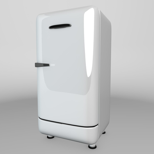 Vintage Refrigerator