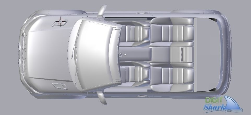 Convertible Rangerover Evoque concept - Detailed Exterior 3D model_10