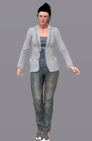 Girlcialen woman Free 3D model_2