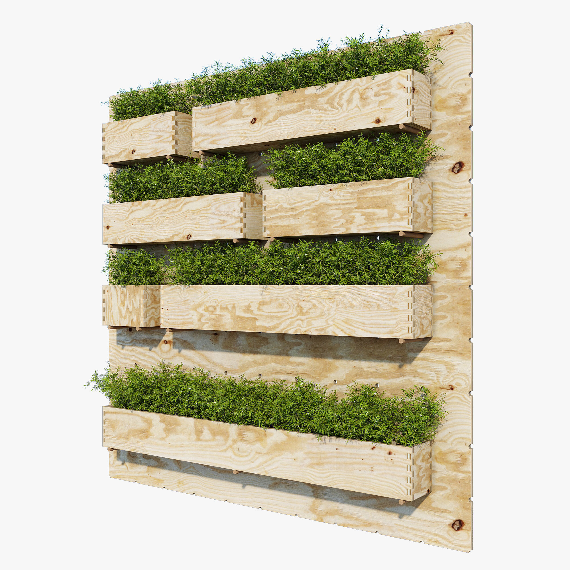 Planter box one 3D model_2