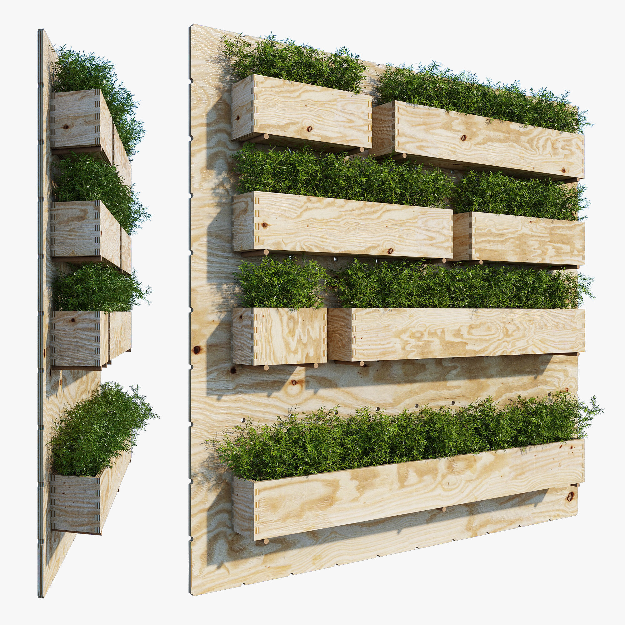 Planter box one 3D model_1
