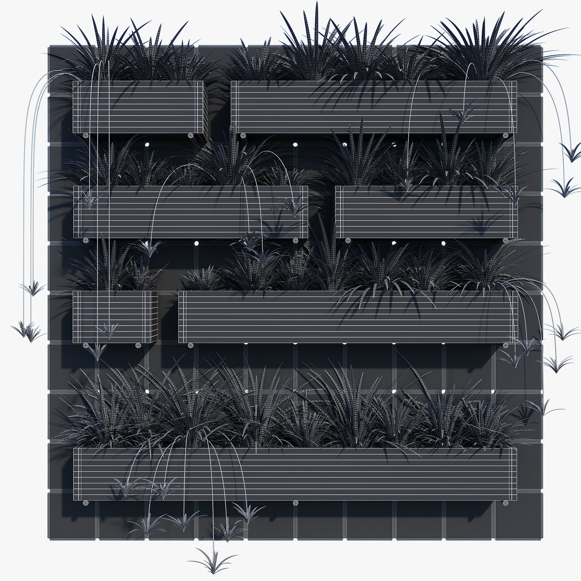 Planter box two 3D model_5