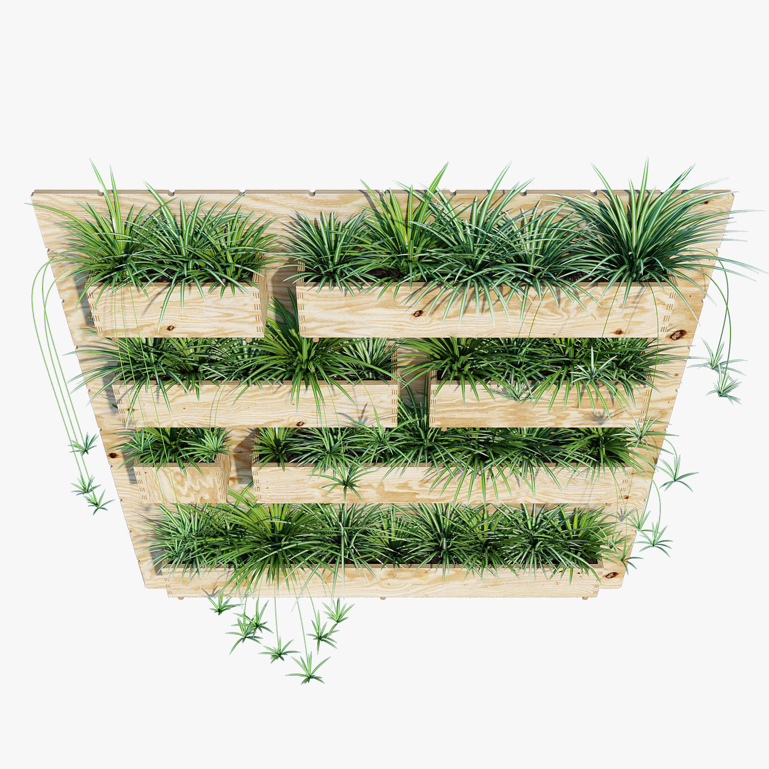 Planter box two 3D model_3