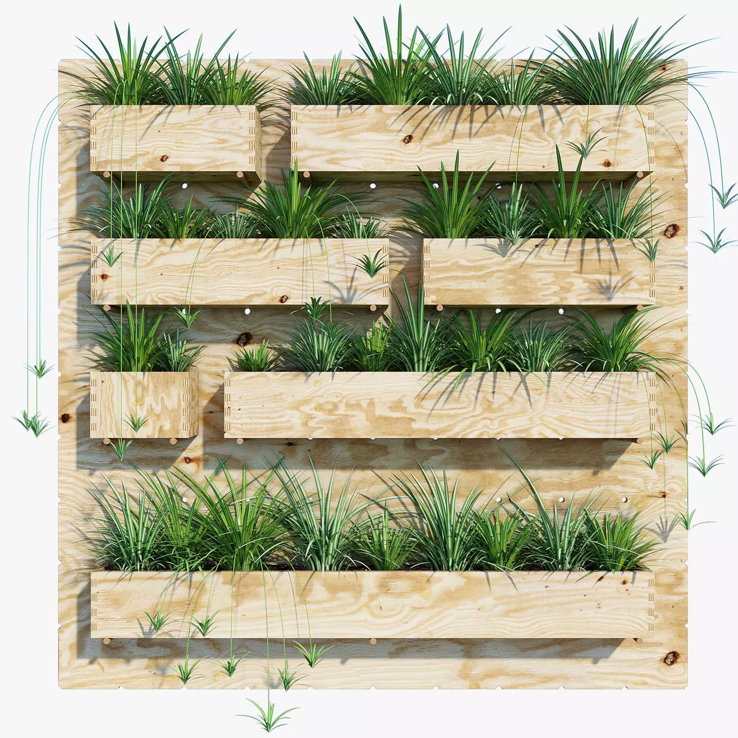 Planter box two 3D model_0
