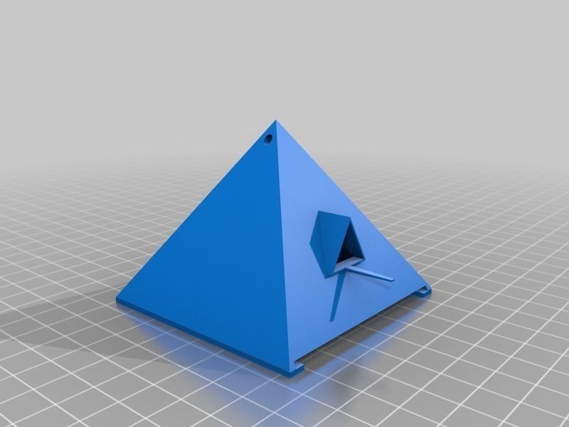 Piramid Birdhouse Free 3D print model_1