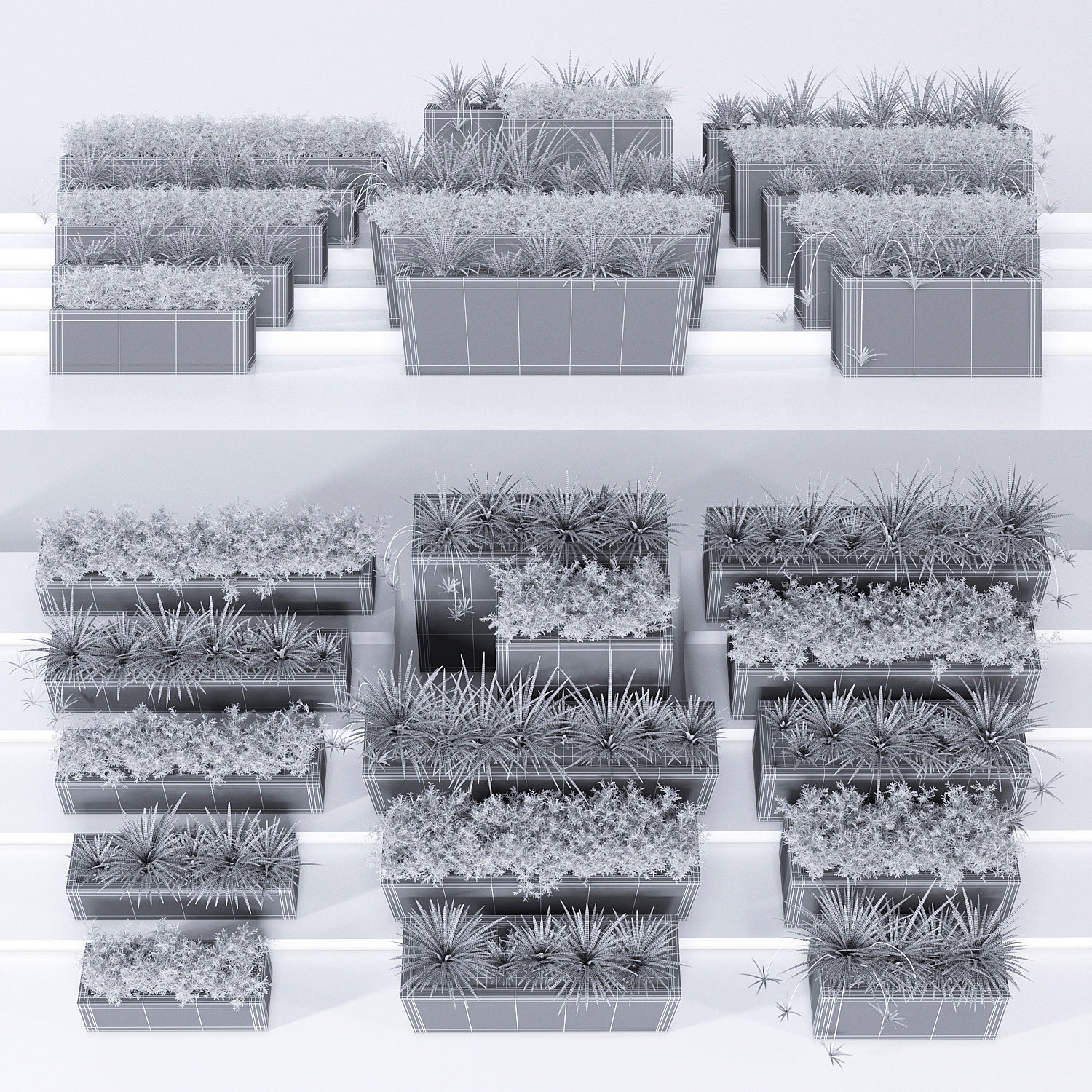 Pottery Pots seven 3D model_4