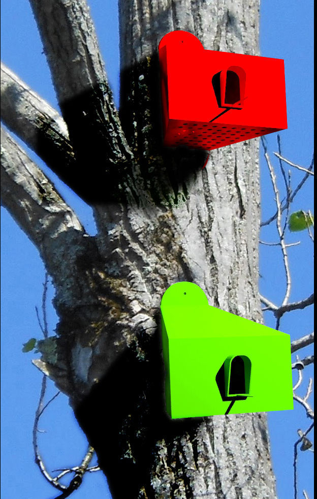 Modular Birdhouse v2 Free 3D print model_2